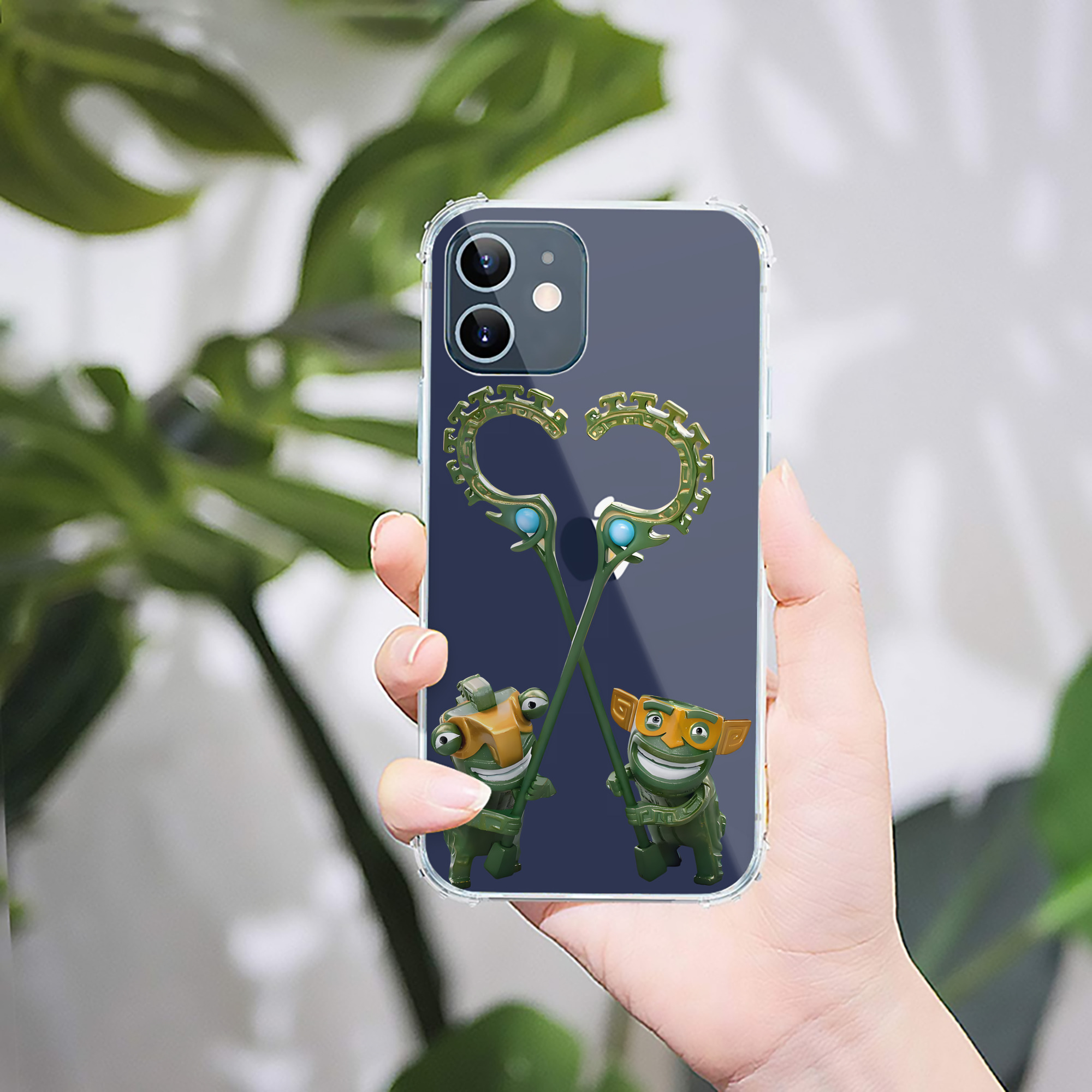 （画像用） Ne Zha 2 ナタ 魔童の大暴れ 【iPhone 12シリーズ対応】透明スマホケース（クリアソフトケース）